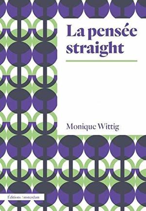 Couverture du livre « La Pensée straight »
