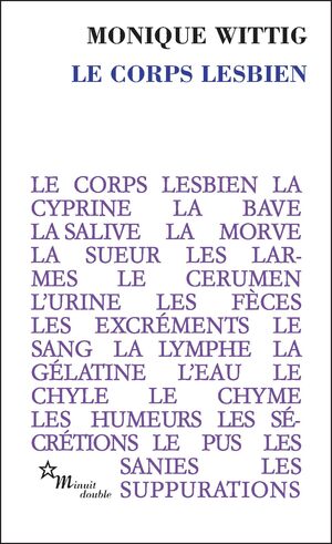 Couverture du livre « Le corps lesbien »